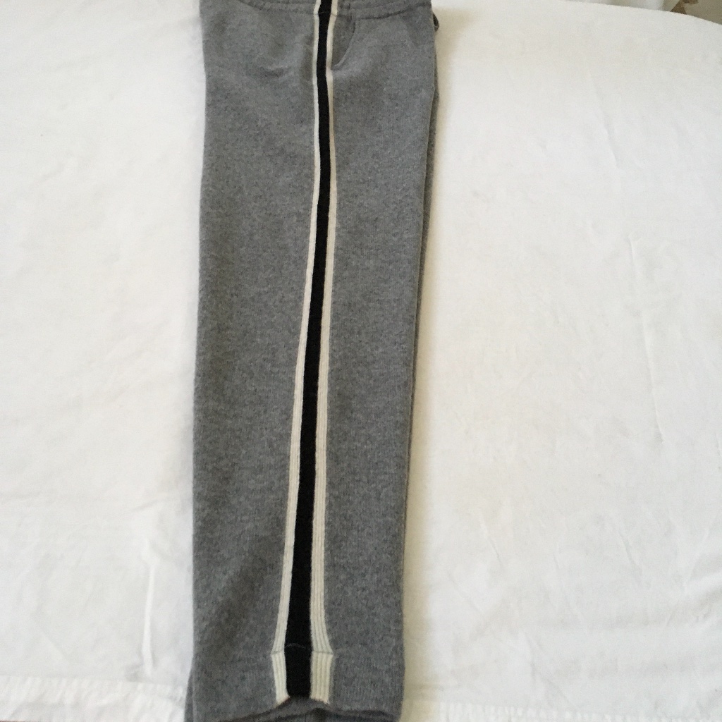 Nwt Bloomingdales 100% Cashmere Lounge Pants Medium Grey — image 2 of 8